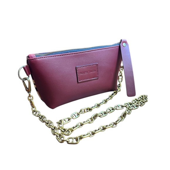 Parker Thatch Little Buddy Zebra And Leather Crossbody/Clutch - Picture 2 of 7